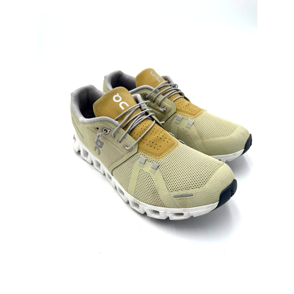 On Men's Cloud 5 Running Shoes - Haze/Bronze - Men's 9.5 Medium